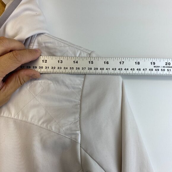 Lole Women's White Zip Front Hooded Long Sleeve Athletic Jacket Size M - Picture 14 of 16